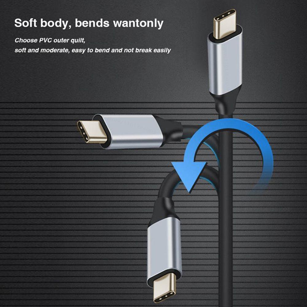 Dây Cáp Nối Dài USB C 5A Đầu Cắm Sang Cổng Cắm Type-C 100W Cho Laptop / Điện Thoại Di Động