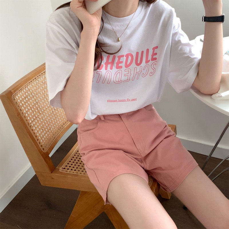 Quần Short Cạp Cao Ống Rộng Phong Cách Mới Hè 43076