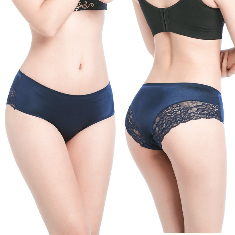 Quần lót nữ đúc pha ren sexy KIMCHIBIKINI đồ chip cute phối lới mềm mại xuyên thấu gợi cảm quyến rũ thoáng mát QL017