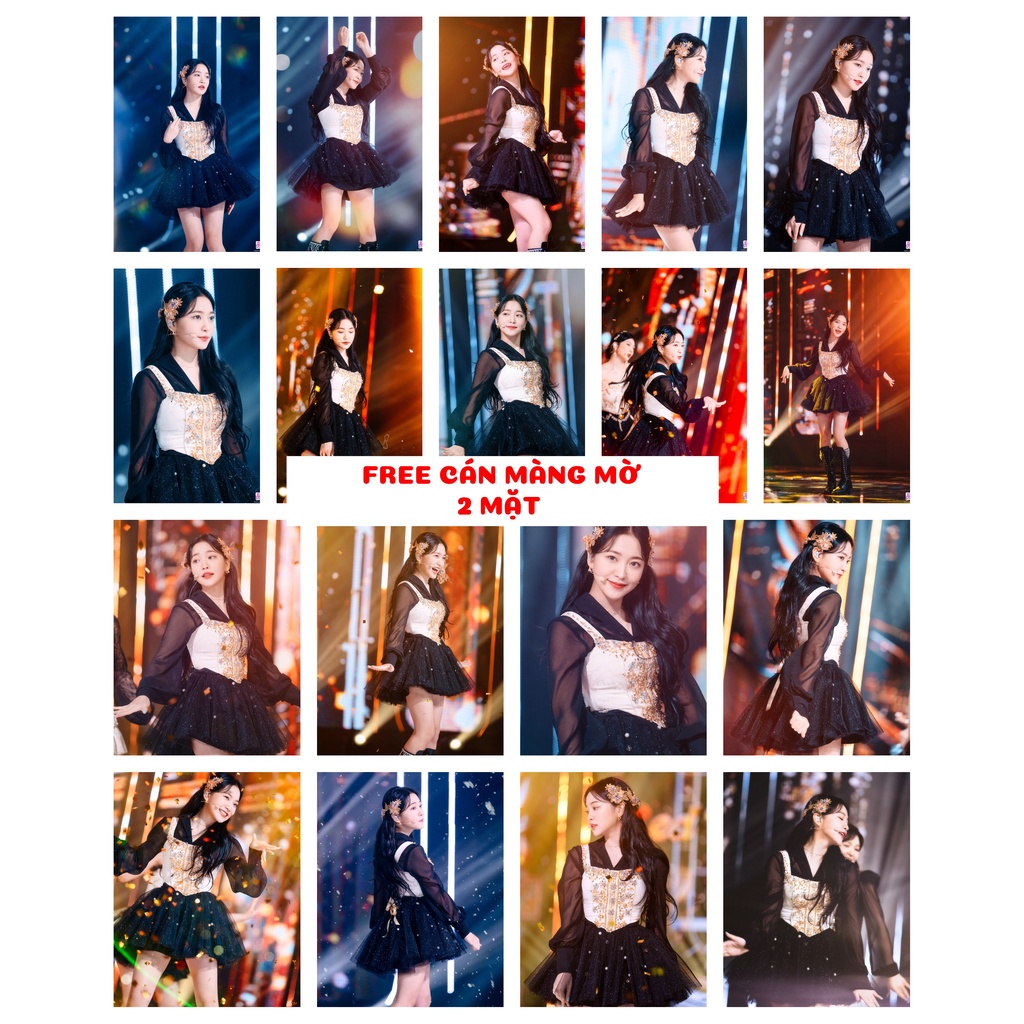 Lomo card ảnh nhóm Red Velvet - Feel My Rhythm - Inkigayo2