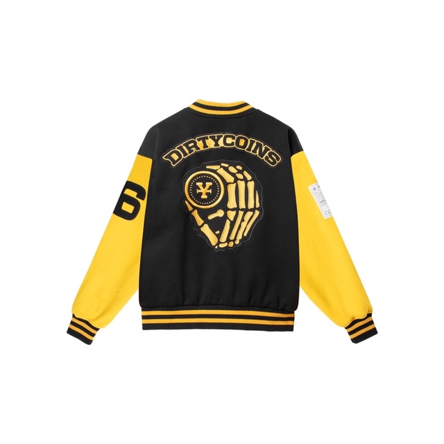🔸 Varsity DirtyCoin Vàng / Đen 🔸