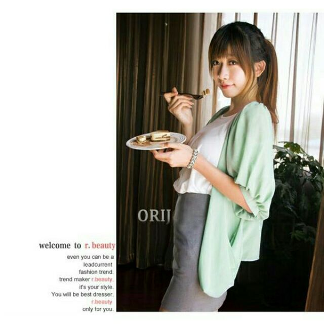 Áo khoác voan tay lửng | BigBuy360 - bigbuy360.vn