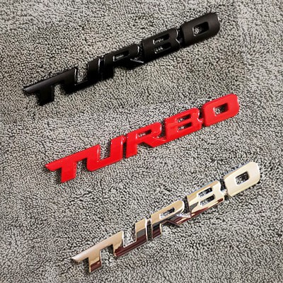 ⚡Video Thật⚡ Chữ TURBO 3D Kim Loại Trang Trí Ô Tô