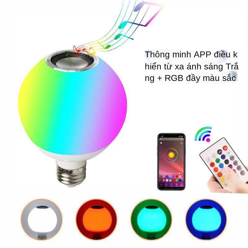 Bóng Đèn Led Đổi Màu Có Điều Khiển Từ Xa Kết Nối Bluetooth Tiện Dụng
