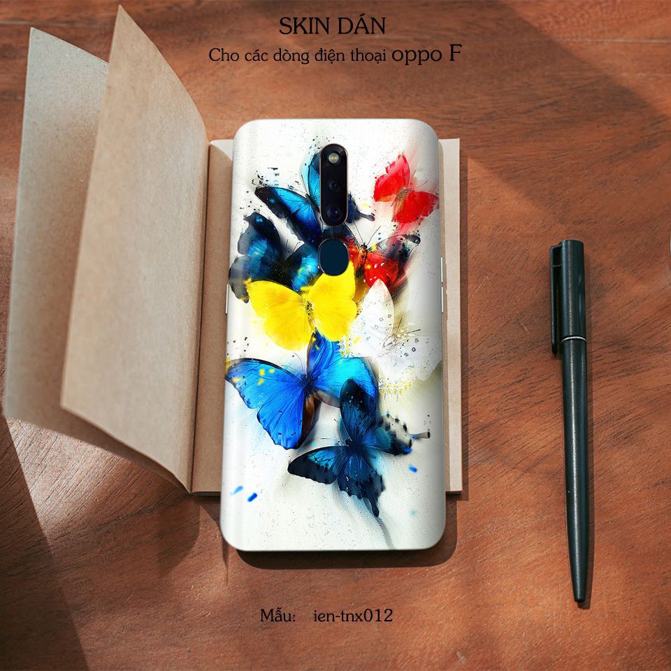 Miếng dán skin cho các dòng điện thoại Oppo F7 - F9 - F11 - F1Pro - F1s in hình đa dạng theo yêu cầu