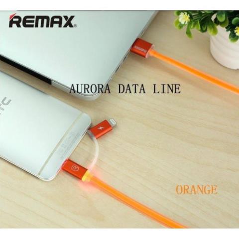 [freship] Cáp sạc có đèn led Remax Data Line Aurora (2-in-1 Lightning & Micro USB) - Phụ Kiện Chi Hà