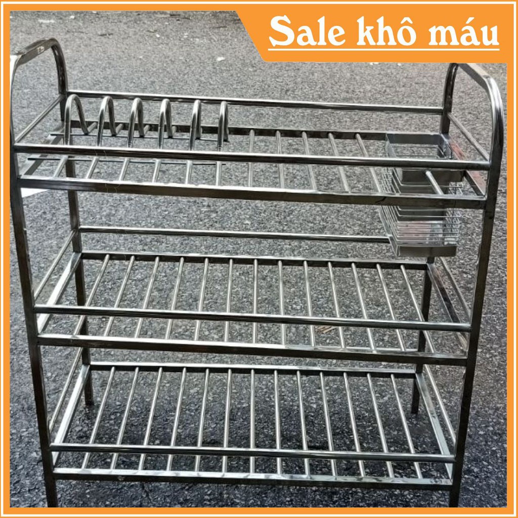 kệ úp bát inox 3 tầng