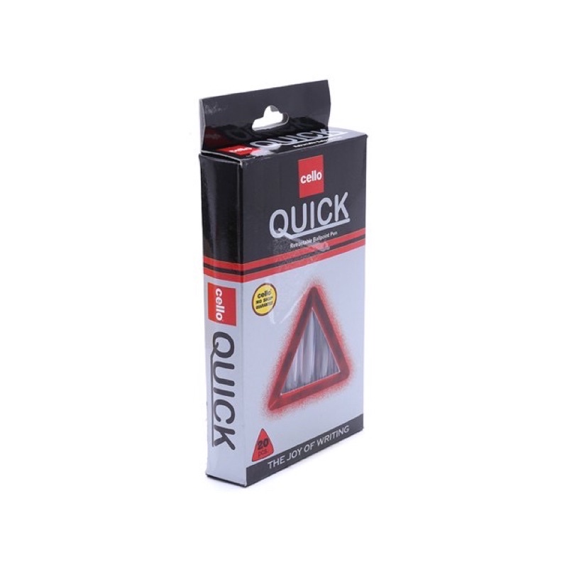 Bút bi Cello Quick xanh đỏ đen : 1 cây.