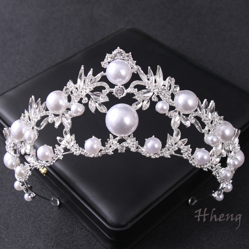 YADORNOS Cài Tóc Hình Vương Miện Đính Ngọc Trai Sang Trọng Cho Cô Dâu