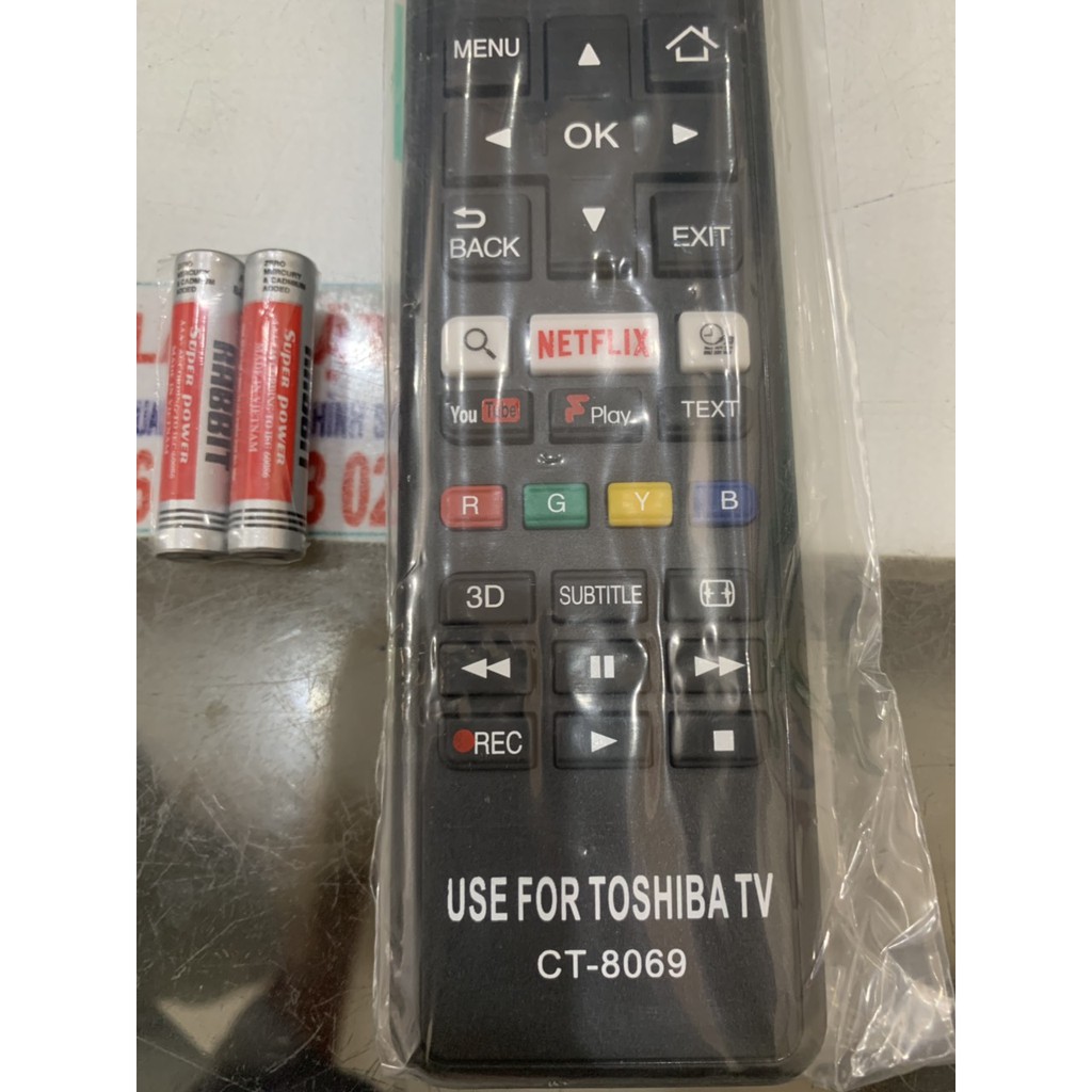 Remote TiVi điều khiển Tivi TOSHIBA LCD/LED smart giá tốt