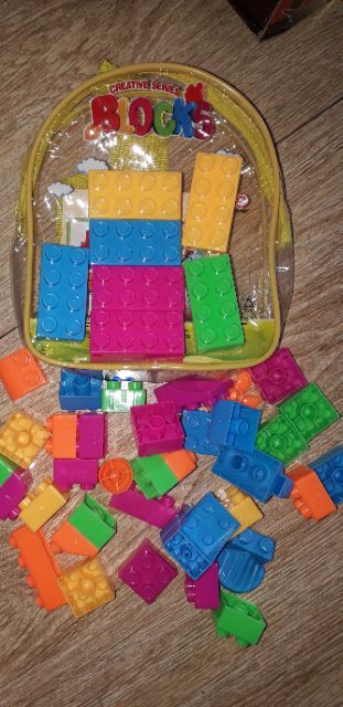 Giỏ lắp ráp Mô hình đa năng Block5 EN71_421 có nhiều chi tiết bằng nhựa ABS