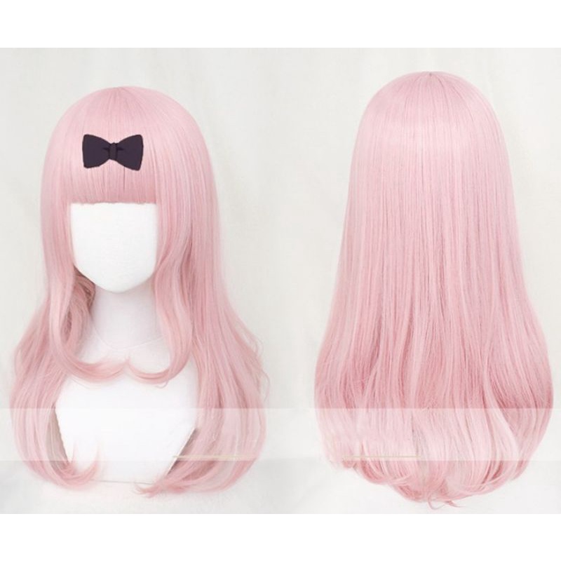 [sẵn] Wig/tóc giả cosplay Chika Fujiwara - Kaguya-sama Love Is War màu hồng [Miu Cosplay]