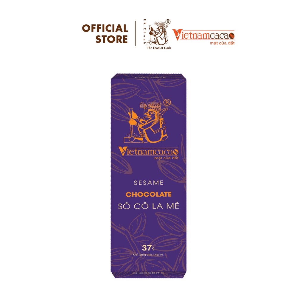 Socola nguyên chất Chocobite - Thanh 37g - Vinacacao