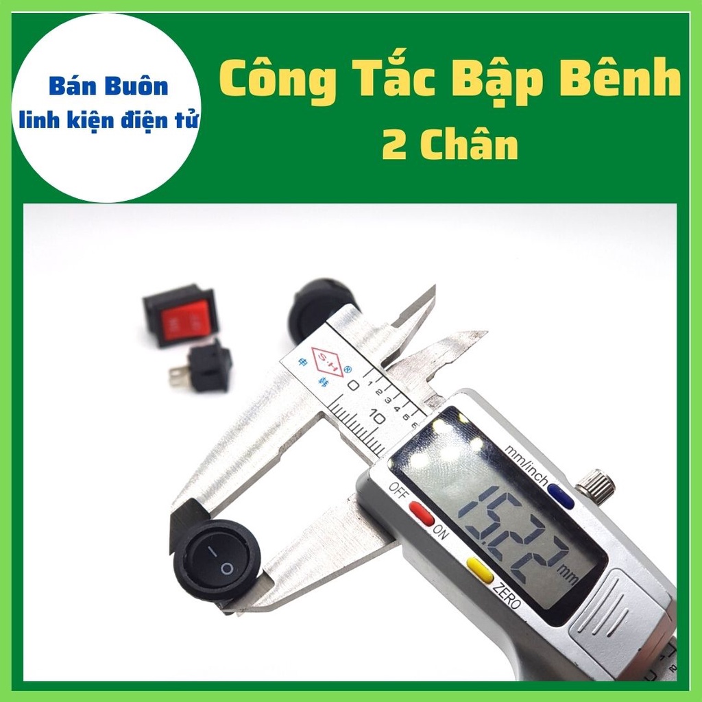Công tắc bập bênh 2 chân, on/off
