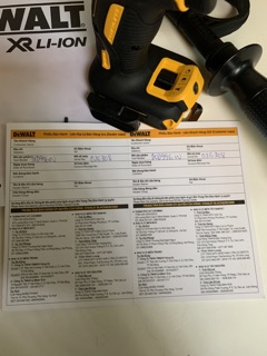 Khoan pin DEWALT 18v .DCD996N