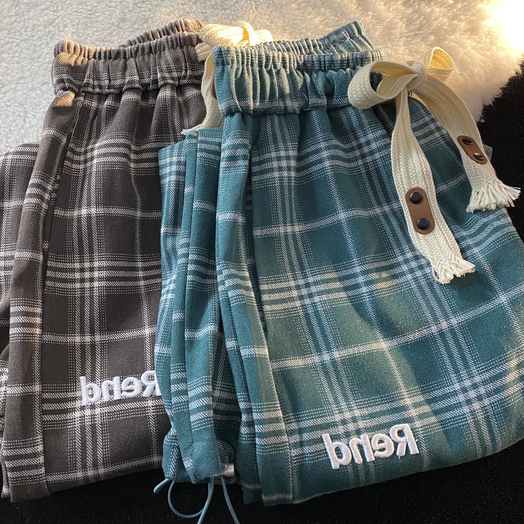 NRVP Quần thể thao lưng cao ống rộng size lớn thời trang cho nam và nữ