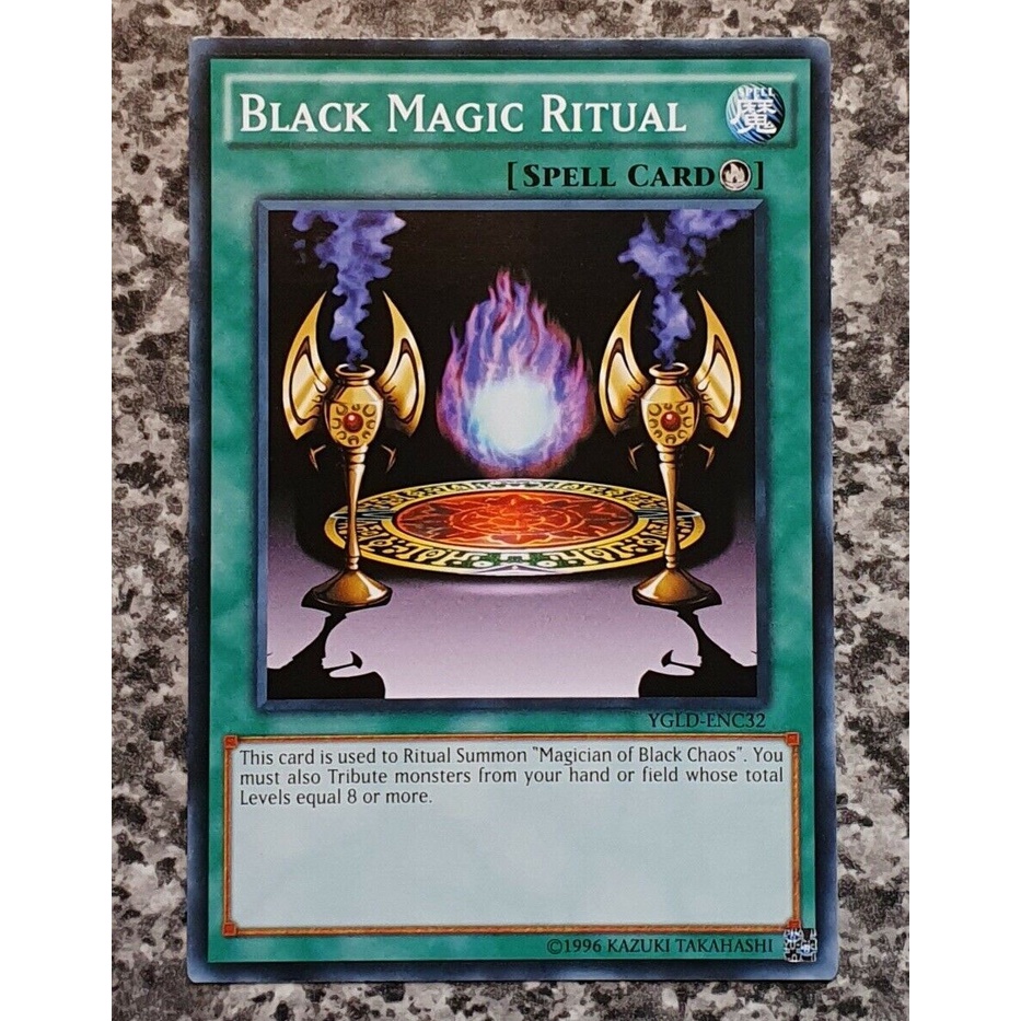 Bài Yugioh - Combo Dark Magician Of Black Chaos  + Black Magic Ritual