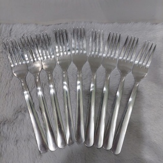 Combo 10 Nỉa ăn cơm inox cao cấp