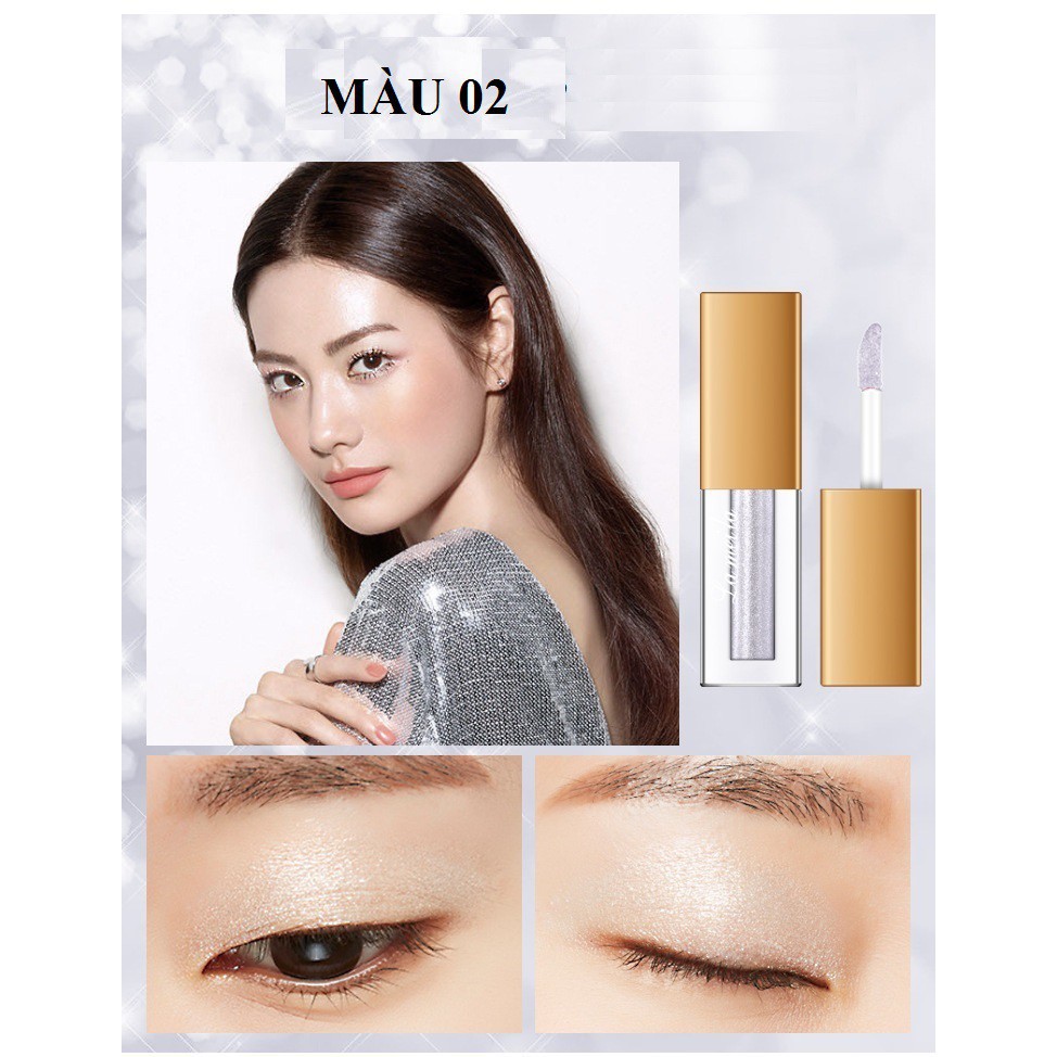 Nhũ mắt trang điểm kim tuyến Lameila Liquid Eye Shadow phấn nhũ lấp lánh hot trend cực xinh Yasan