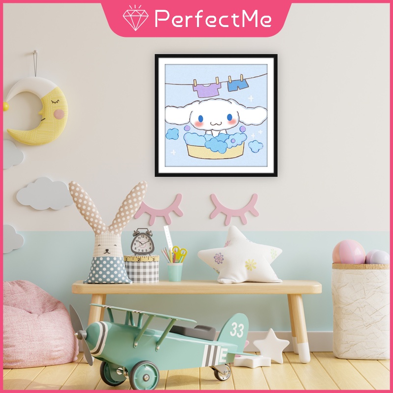 Bộ Tranh Đính Đá 5D Tự Làm Hình Cún Yugui 30x30CM