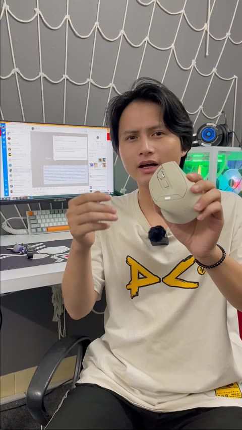 Chuột máy tính không dây Yindiao Inphic DR06 wireless không dây kết nối Bluetooth công thái học game thủ văn phòng | BigBuy360 - bigbuy360.vn