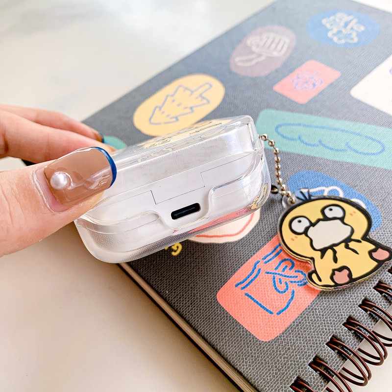 For Mi True Wireless Earphones 2 Basic cute Pikachu soft TPU Transparent Protective Case for Xiaomi Air 2 SE cartoon Donald Duck Earphone Case