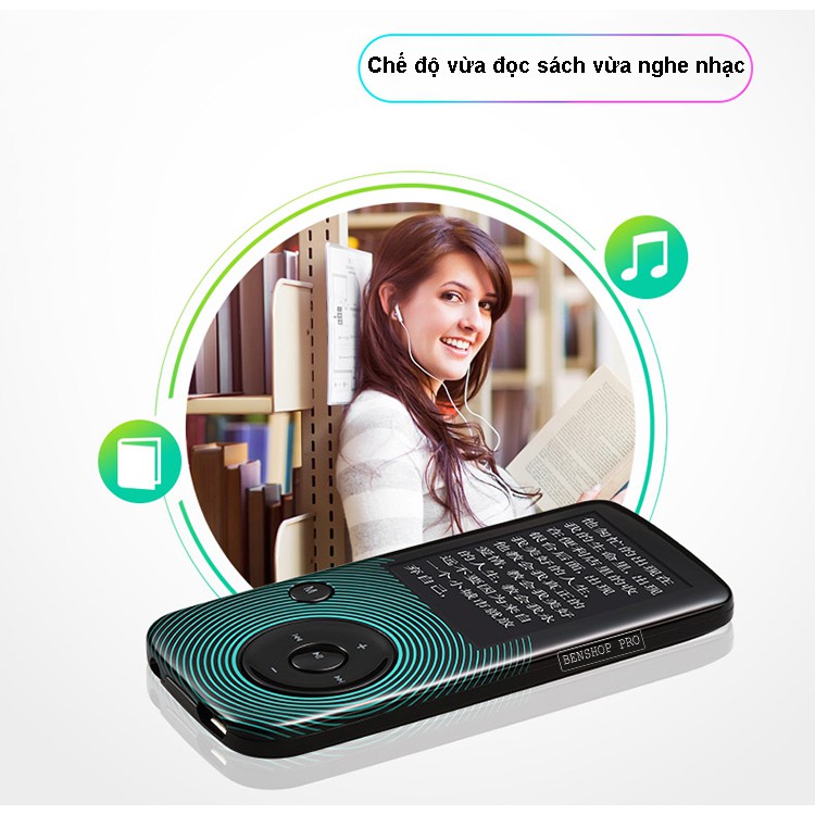 Tổng xả kho máy nghe nhạc Lossless Bluetooth cho học sinh sinh viên Aigo MP3-209 (Tặng tai nghe) (xanh)