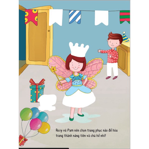 Sách - Sticker chuẩn bị trang phục cho tiệc hóa trang - Costume party (NDB50)