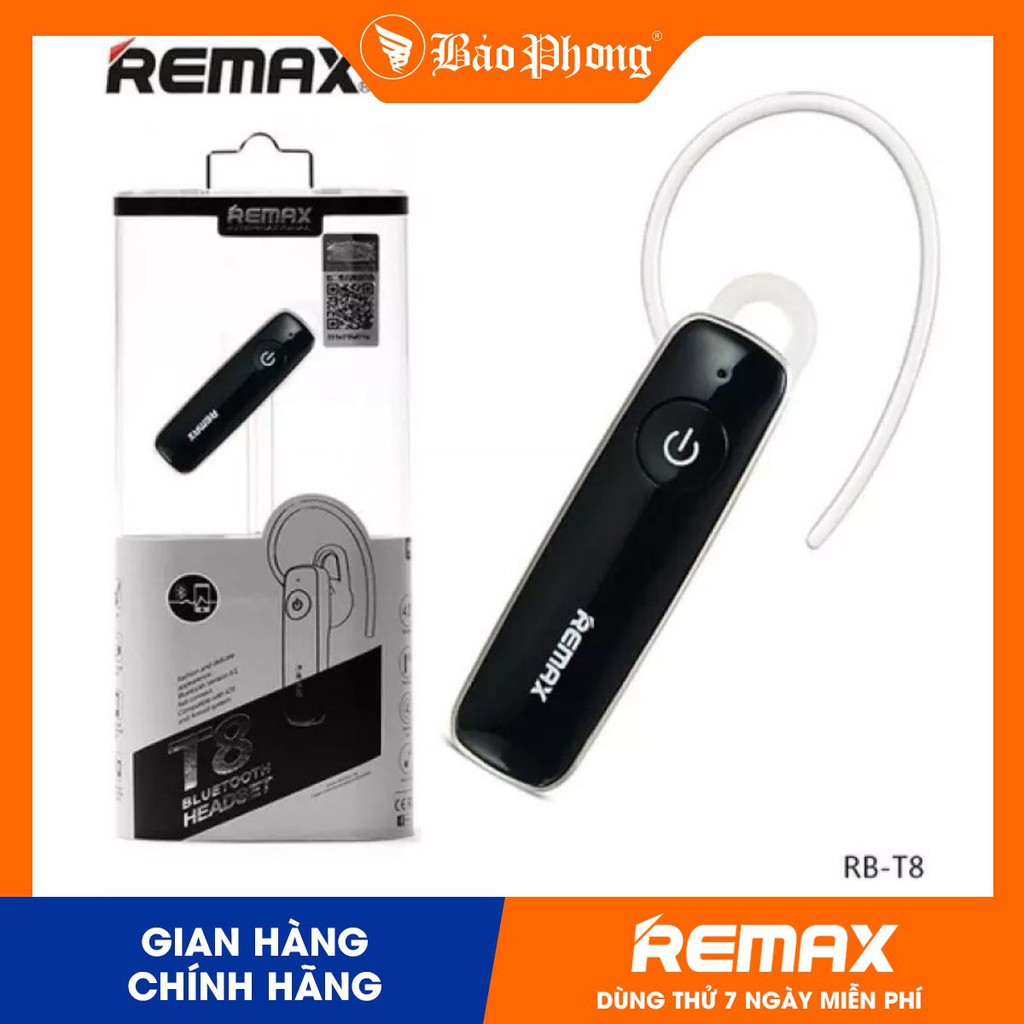 Tai nghe Bluetooth REMAX T8- Mới 100%- Bảo hành 1 năm