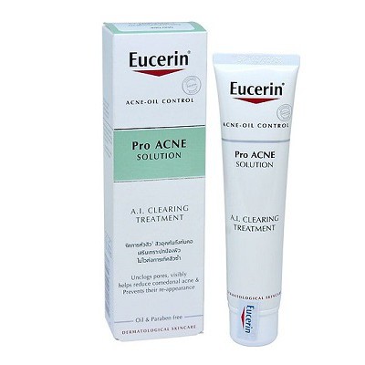 Kem giảm mụn và nhờn Eucerin Proacne AI Clearing treatment 40ml