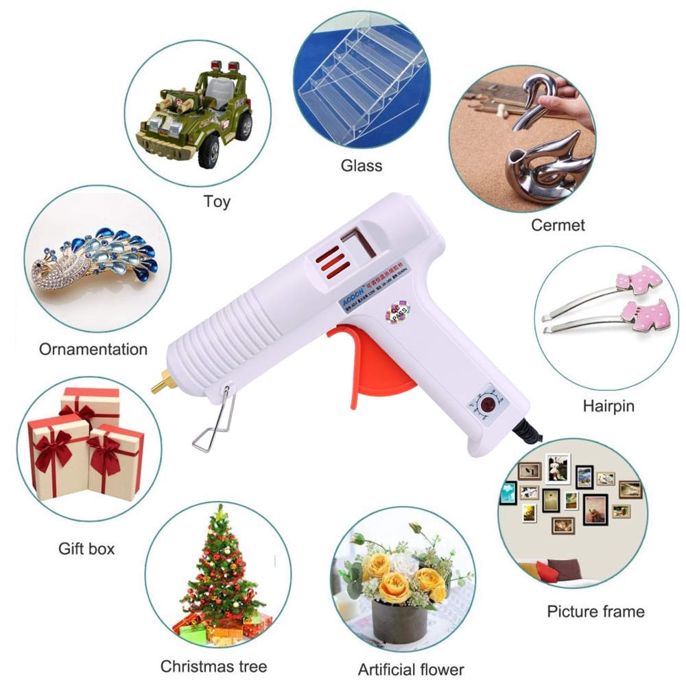 Súng Bắn Keo Nhiệt Độ Cao 120W AC100-240V Cho Súng Bắn Keo 11mm