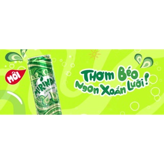 Thùng 24 lon nước ngọt Hương vị vị soda kem hsd: 2:2021