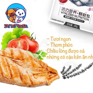 [WANPY CHÍNH HÃNG] Pate Wanpy Cho Mèo 80gram