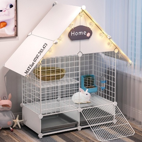 [ tặng chốt] Combo chuồng chó mèo thú cưng lắp ghép