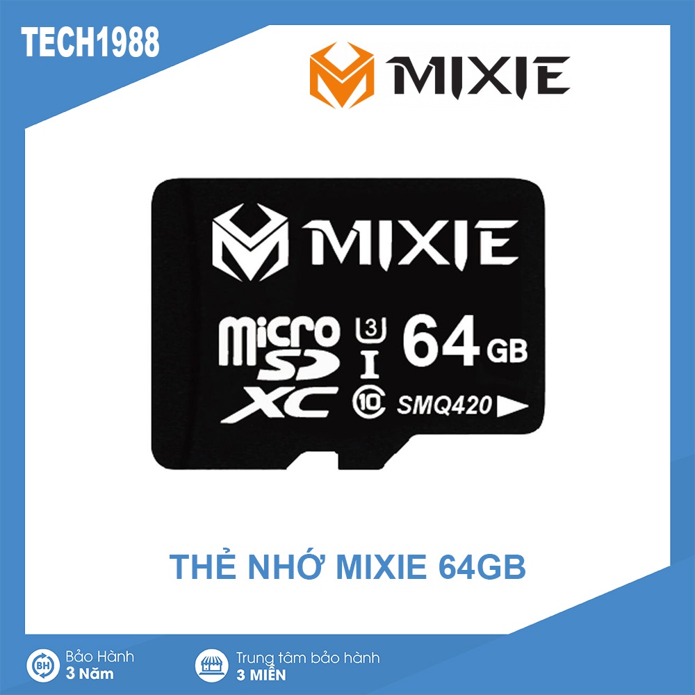 THẺ NHỚ MIXIE 32GB, 64GB, 128GB U3 MICRO TF TỐC ĐỘ GHI 70M/S