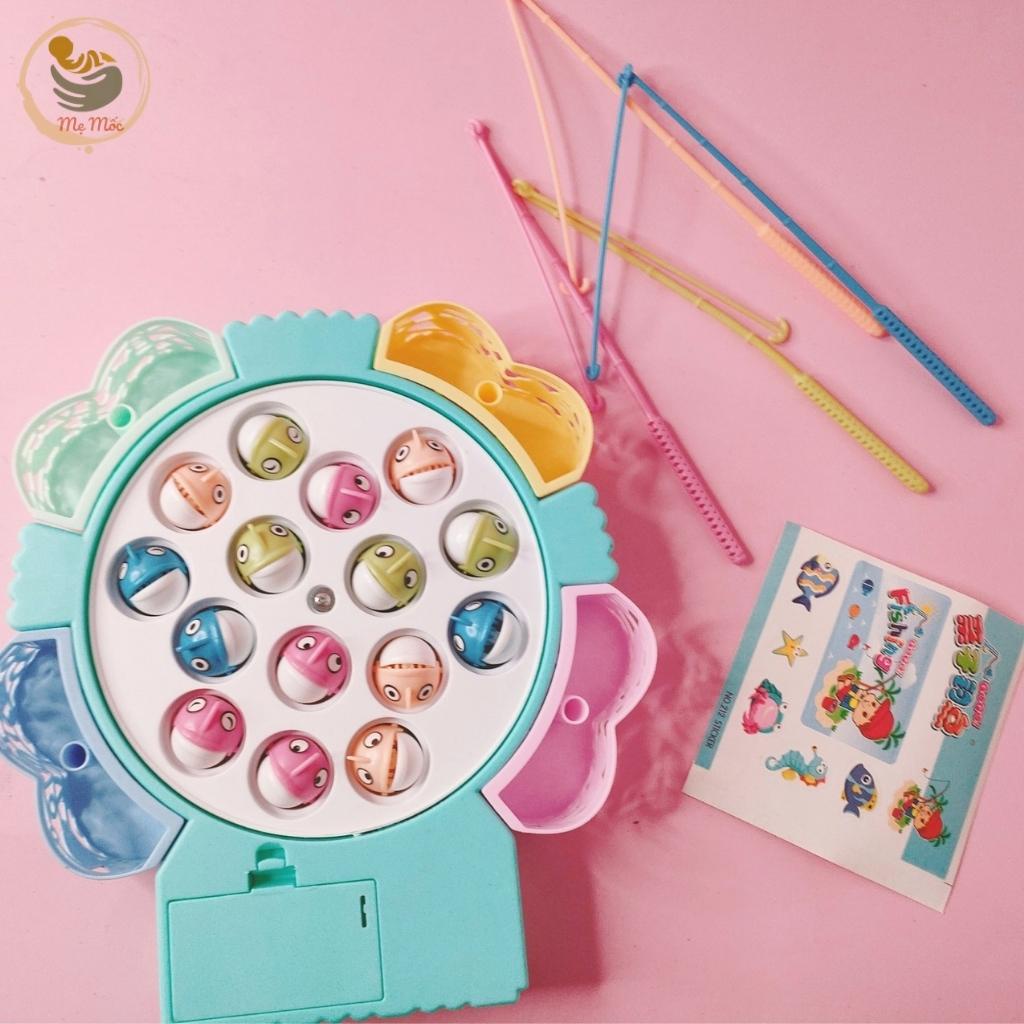 Đồ Chơi Câu Cá Điện Cho Bé Kèm Cần Câu Móc Có Thể Điều Chỉnh Nhạc Shop Mẹ Mốc