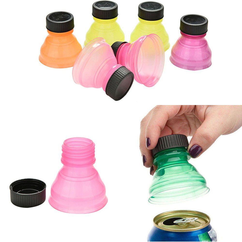 PISTA Set 6 Nắp Đậy Bình Nước Soda Có Thể Tái Sử Dụng