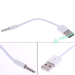 YI Charger Data USB 3.5mm Sync Audio Cable for iPod Shuffle 3rd 4th Gen
