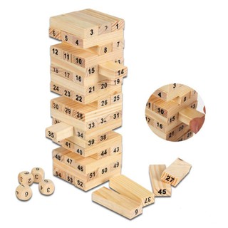 Đồ Chơi Rút Gỗ Kèm Xúc Xắc