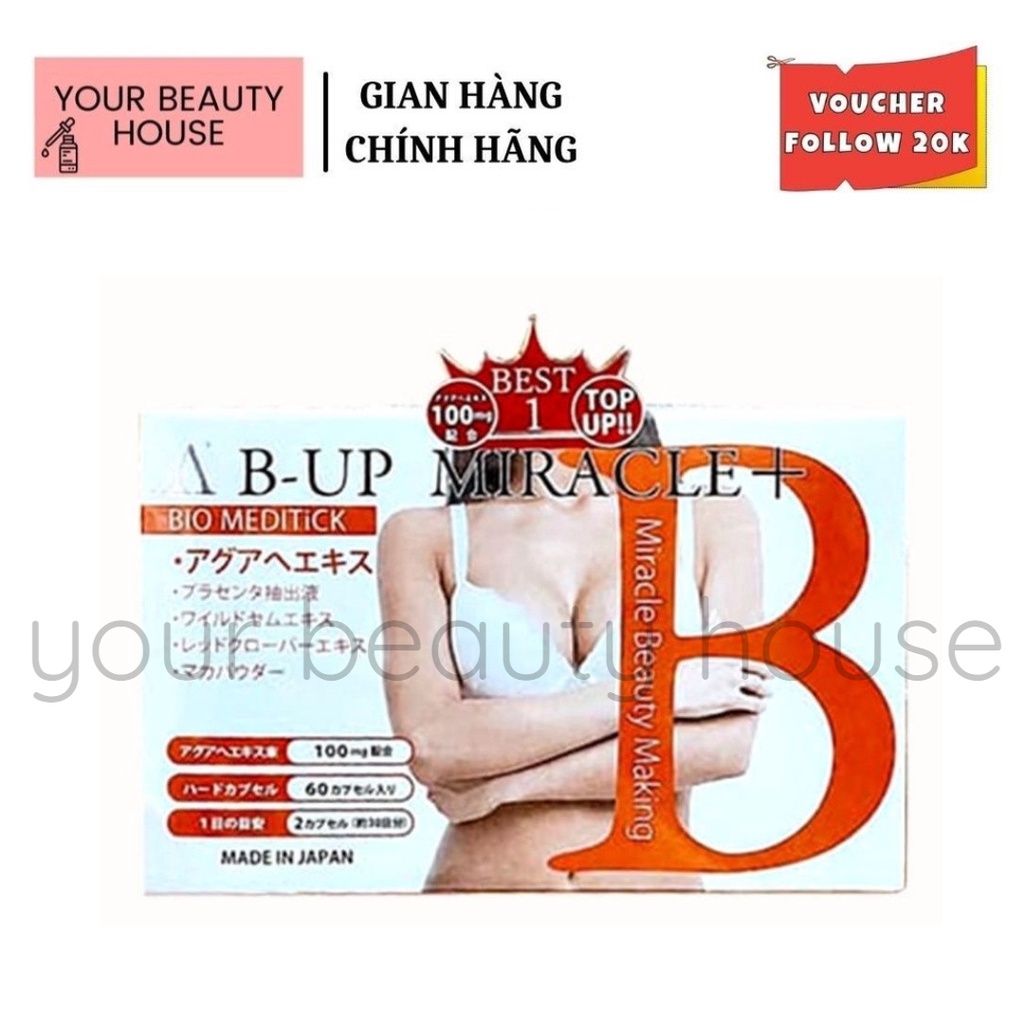 Viên uống Nở Ngực B-Up Miracel (60 viên)