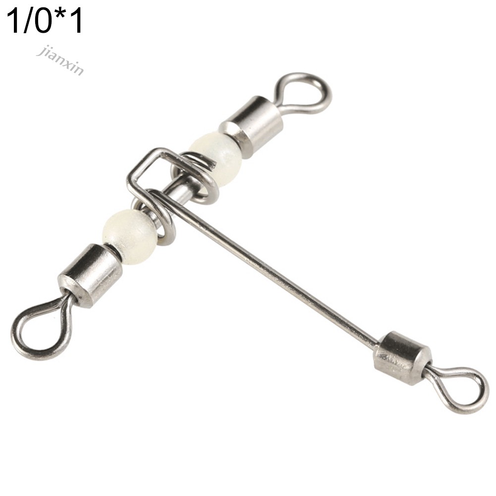 Set 10 Phụ Kiện Câu Cá 3 Chiều Hình Chữ T Màu Dạ Quang Tiện Dụng