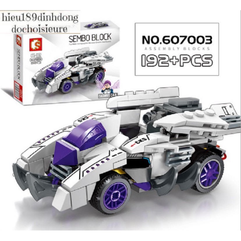 Lắp ráp xếp hình 607003 : Xe oto