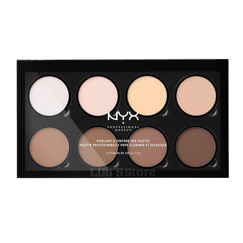 Phấn tạo khối Nyx Professional Makeup Highlight & Contour Pro Palette