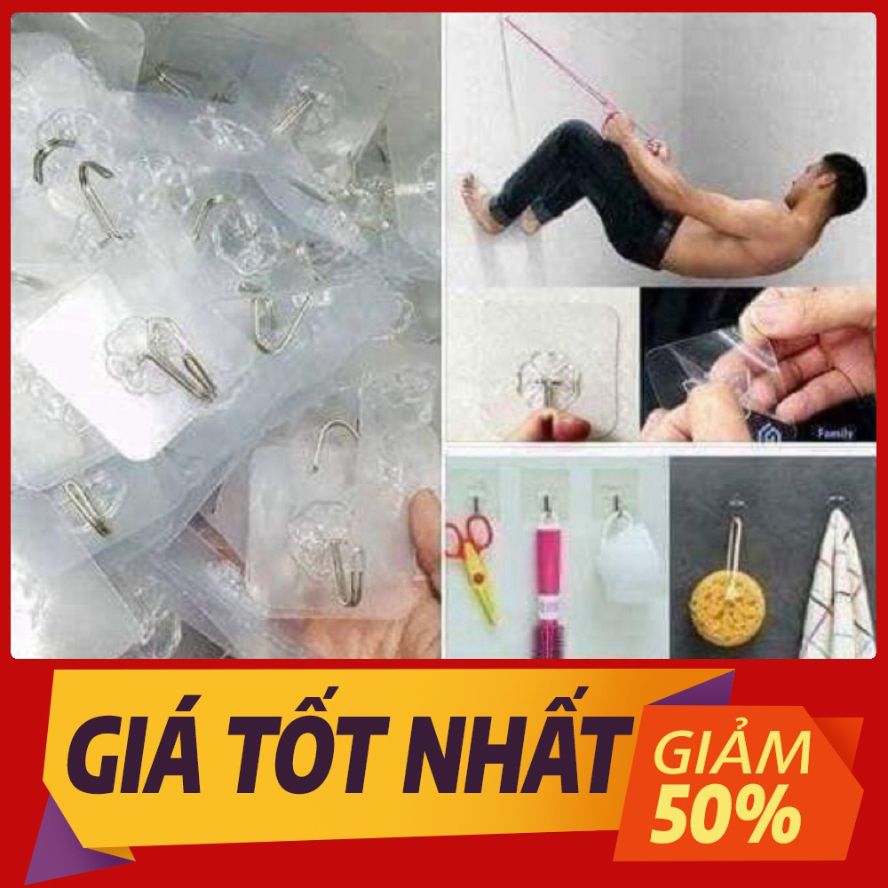 [Sale toàn shop] Combo 10 móc dính siêu chắc