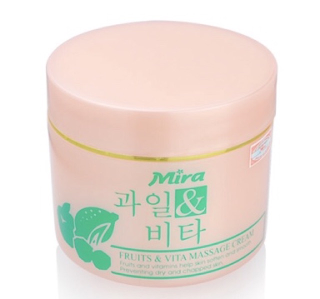 Kem Massage Mira Hồng Fruits & Vita Cleansing Cream (300ml)