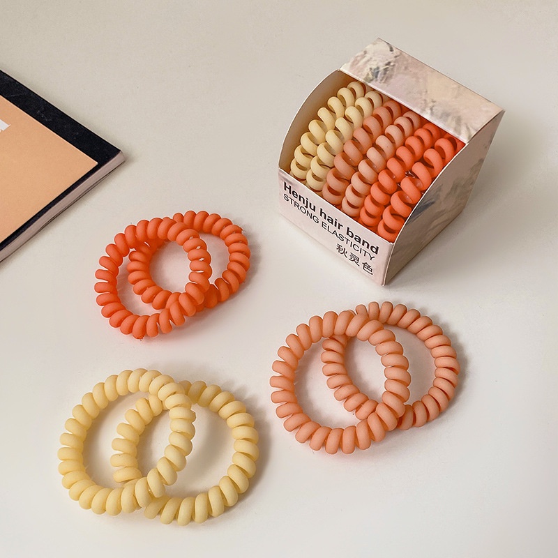 Set 6 Băng Đô Cài Tóc Co Giãn Màu Gradient Thời Trang Cho Nữ