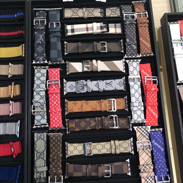 Dây applewatch da luxury