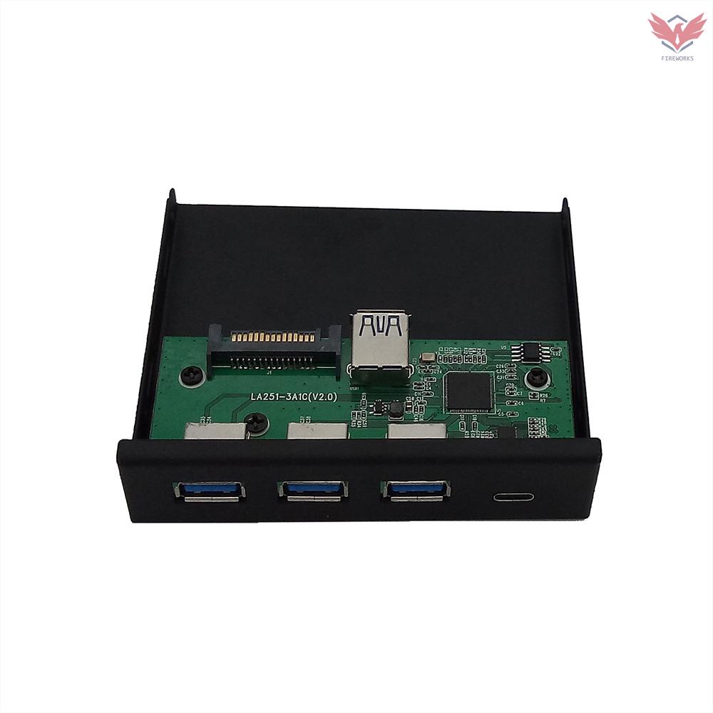 Bảng Điều Khiển Mở Rộng Đa Năng Hub 5.25 / 3.5 '' Với Cổng Type-C 3xusb3.0 | BigBuy360 - bigbuy360.vn