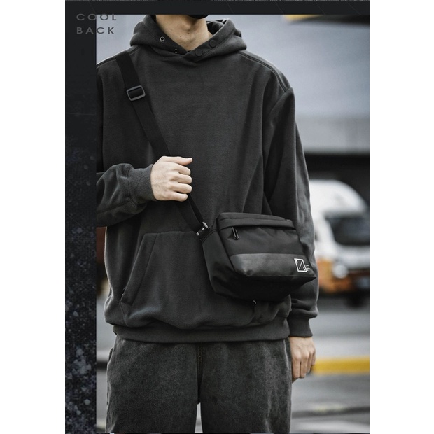 Carve.A Store Túi Đeo Chéo Ngực Đa Năng Chống Trộm Thời Trang Cho Nam