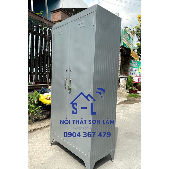 Tủ hồ sơ sắt văn phòng 2 cánh 8 ngăn trong giá rẻ
